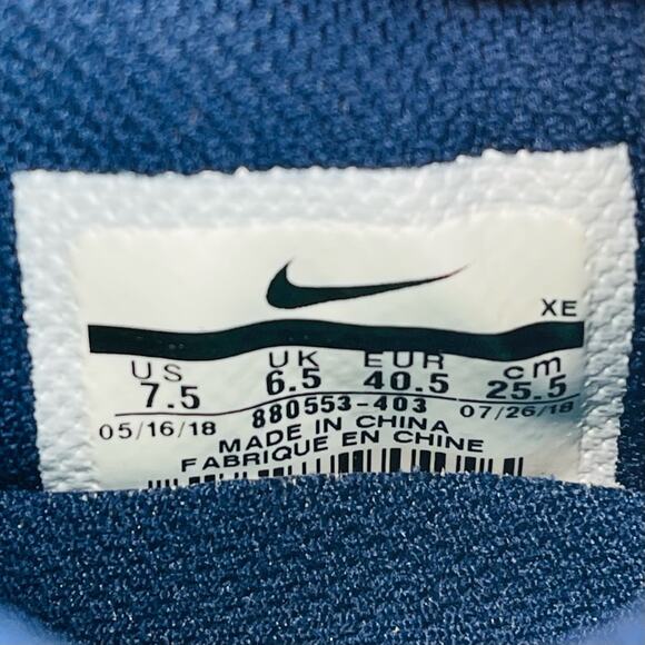 Men Nike Speed Rival Zoom Racing Running Shoes Size 7.5/40.5 Blue Distance Track main image 9